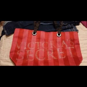 Victoria's Secret Red Tote Bag